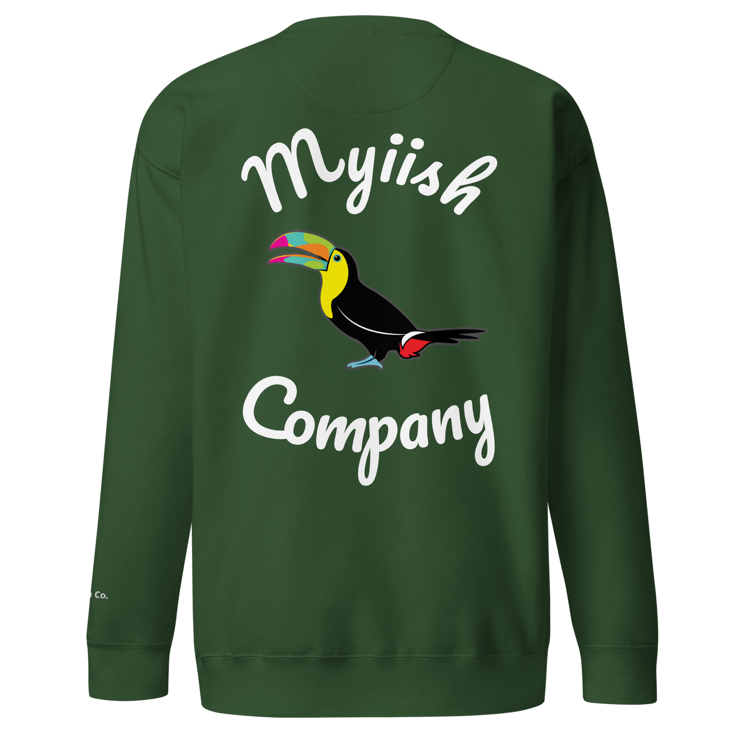 Myiish Sweatshirt (Kelly Green w/white letters)