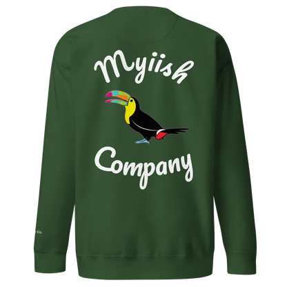 Myiish Sweatshirt (Kelly Green w/white letters)