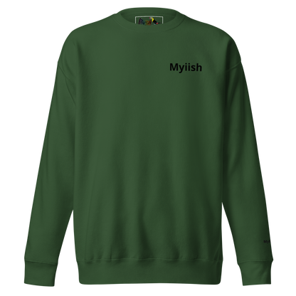 Myiish Sweatshirt (Kelly Green w/Black letters)