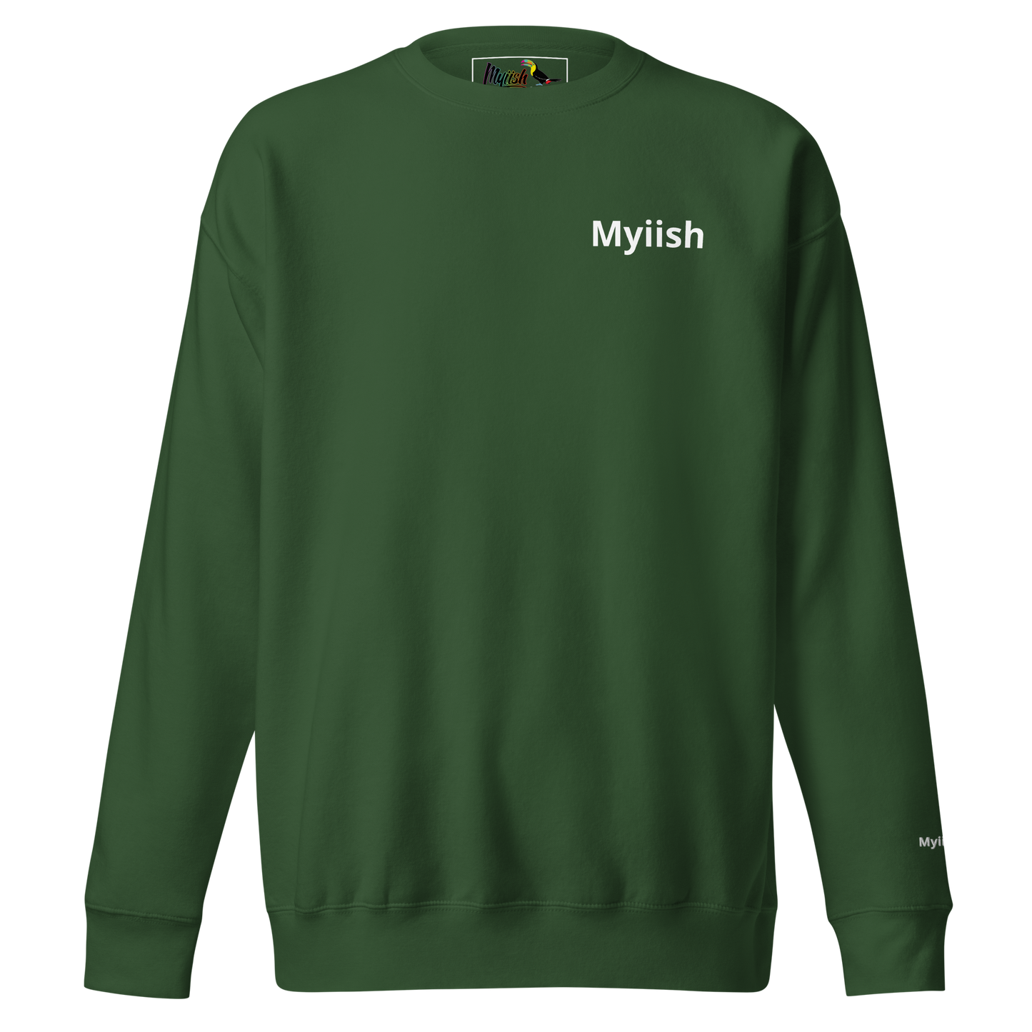 Myiish Sweatshirt (Kelly Green w/white letters)