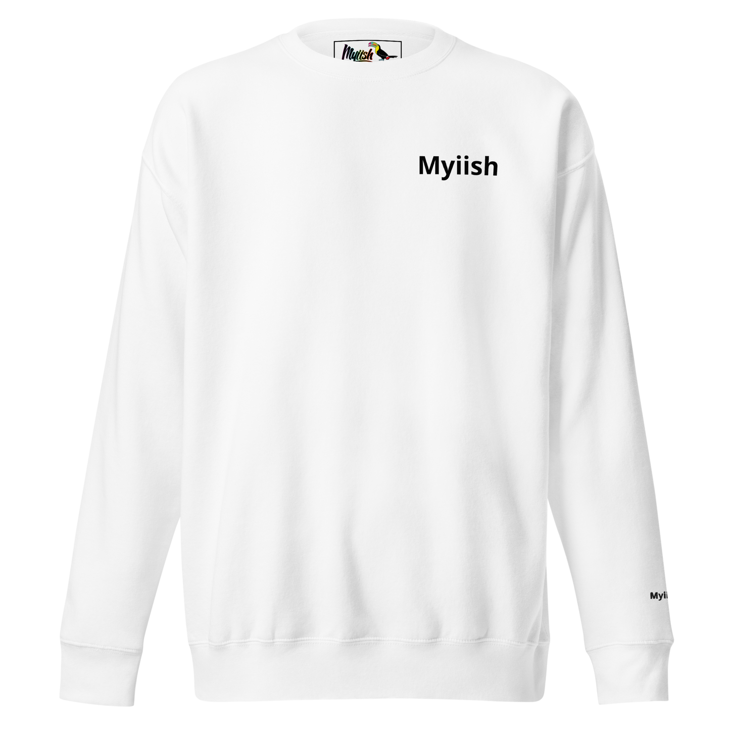 Myiish Sweatshirt (Black letters)