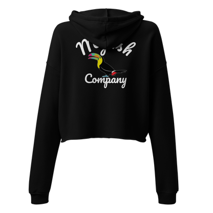 Women Myiish Logo Crop Hoodie